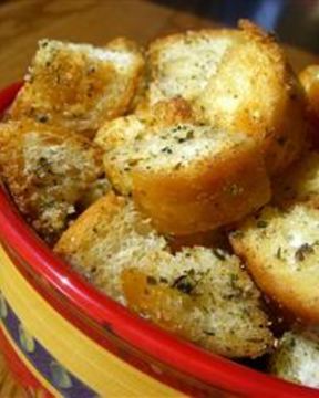 Домашние сухарики для Цезаря