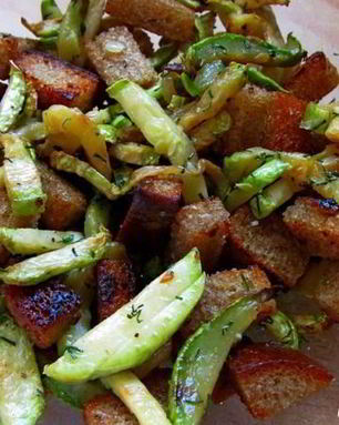 Кабачки с сухариками