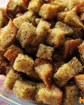 Хлебные сухарики