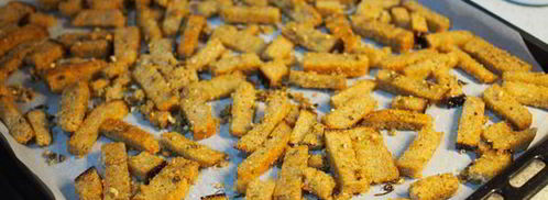 пикантные сухарики к пиву. Шаг 14