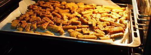 пикантные сухарики к пиву. Шаг 15