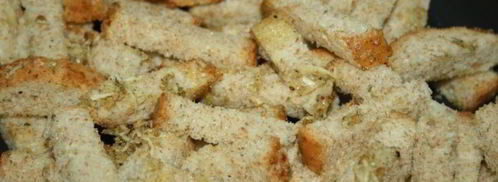 пшеничные сухарики с сыром. Шаг 4