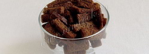 ржаные сухарики с чесноком. Шаг 9