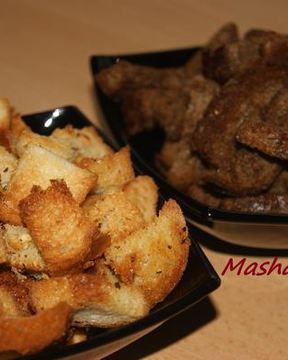 Сухарики Белые и черные