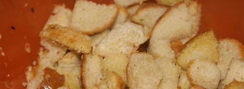 сухарики белые и черные. Шаг 5