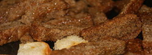 сухарики белые и черные. Шаг 8