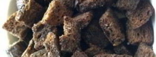 сухарики из черного хлеба с чесноком. Шаг 4