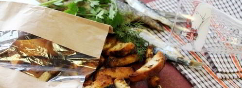 сухарики к пиву с куркумой и пряными травами. Шаг 7