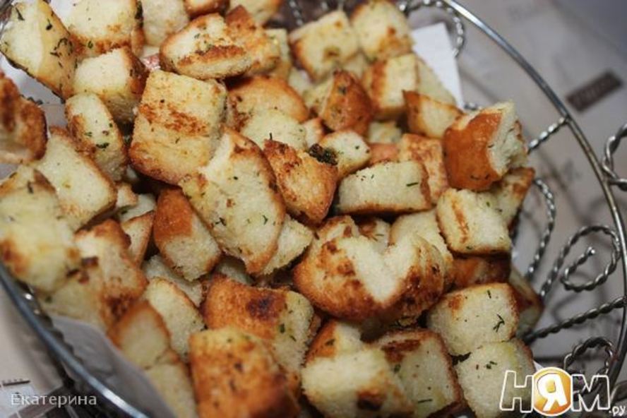 Рецепт сухариков к пиву