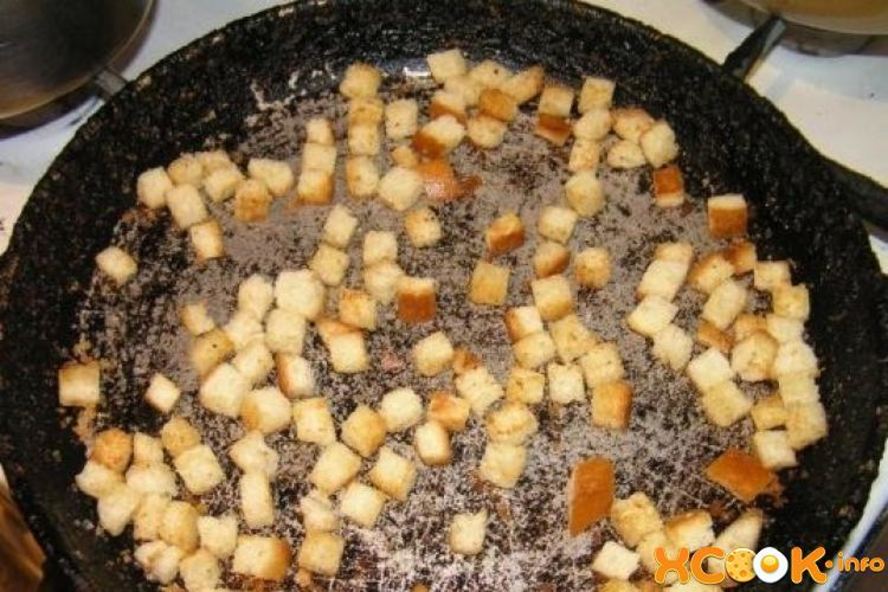 Рецепт сухариков на сковороде