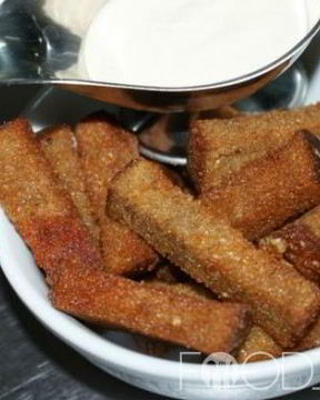 Сухарики с чесноком