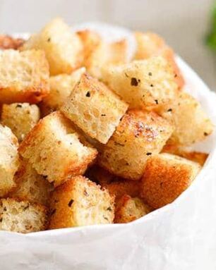 Сухарики с горчицей