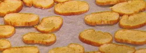 сухарики с грибной начинкой, сыром и зеленью. Шаг 9