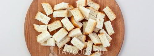 сухарики с сыром в духовке. Шаг 4