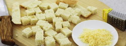 сухарики с сыром. Шаг 4