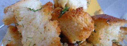 сухарики с зеленью. Шаг 4