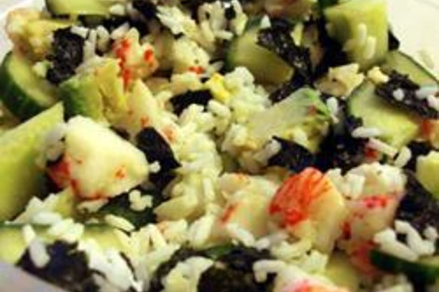 Рецепт калифорнийского суши-салат