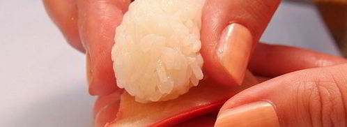 нигири-суши с хоккигаем. Шаг 7