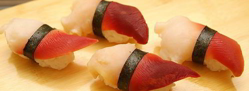 нигири-суши с хоккигаем. Шаг 10