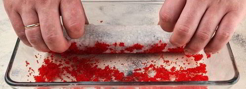 ролл калифорния и суши нигири. Шаг 9