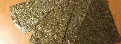 суши листья. Шаг 4