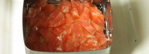 суши мини-торт с крабовыми палочками. Шаг 10