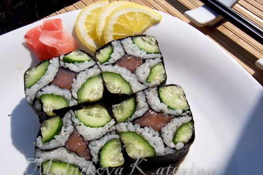 Рецепт суш-ролла мозаика