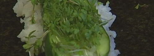 суши-ролл с семгой. Шаг 8