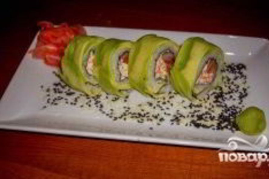 Рецепт суш с авокадо