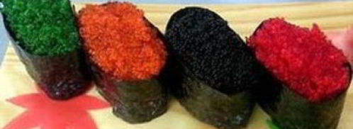 суши с икрой летучей рыбы. Шаг 8