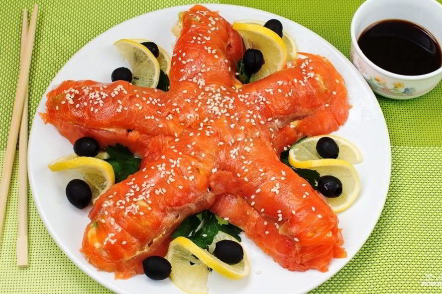 Рецепт суш-торта морская звезда