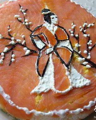 Суши-торт Японские мотивы