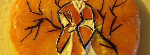 суши-торт японские мотивы. Шаг 14