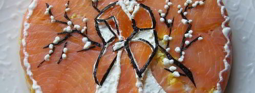 суши-торт японские мотивы. Шаг 15