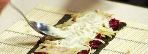 суши в шубе. Шаг 3