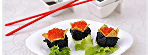 суши восточный цветок. Шаг 12