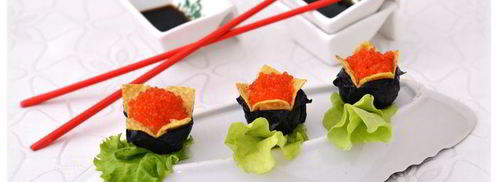 суши восточный цветок. Шаг 13