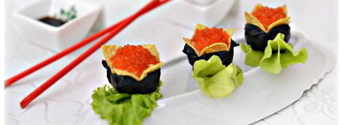 суши восточный цветок. Шаг 14