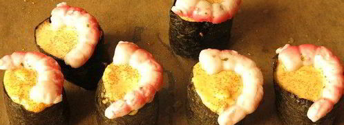 суши, запеченные со спайси соусом с крабовыми палочками. Шаг 11