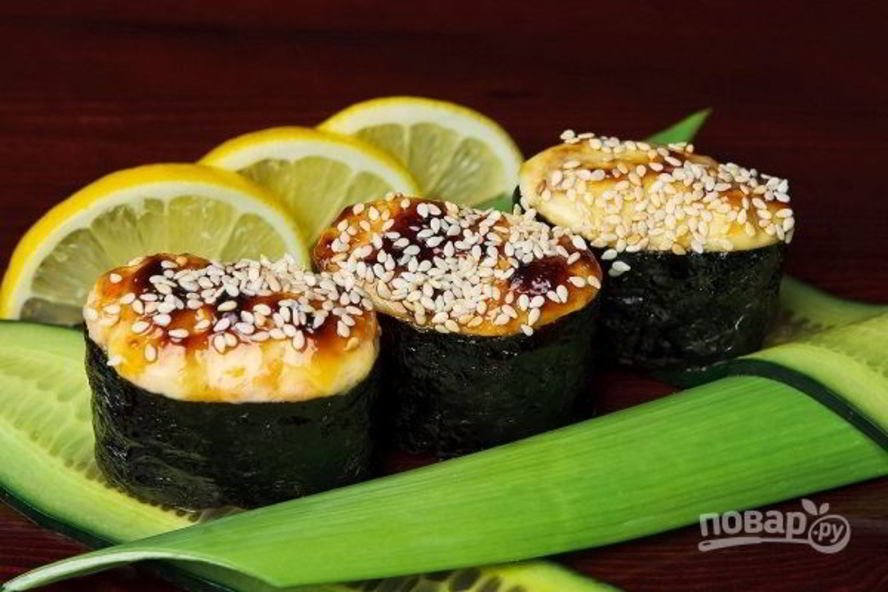 Рецепт суш запеченных