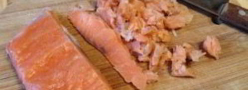 горячий сэндвич с лососем. Шаг 3