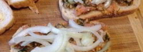 горячий сэндвич с лососем. Шаг 7