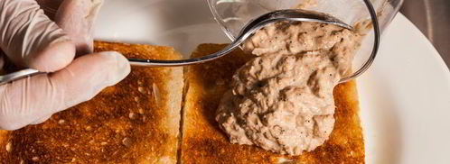 открытый сэндвич с тунцом. Шаг 6