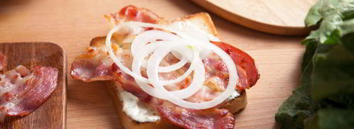 сэндвич с беконом и сыром. Шаг 10