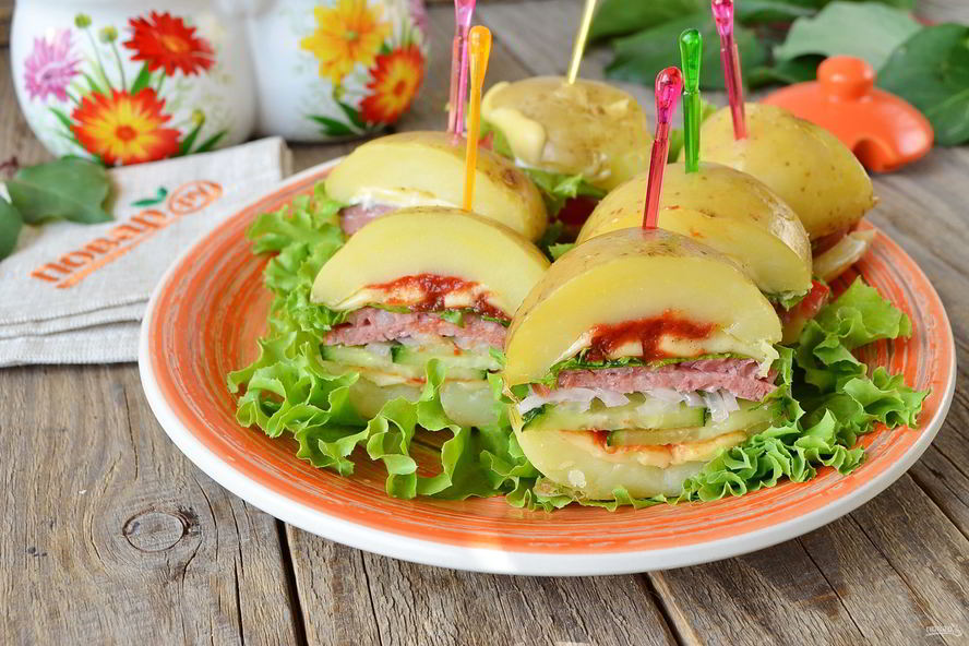 Рецепт сэндвичей из картофеля