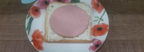 сэндвичи с колбасой и сыром. Шаг 4