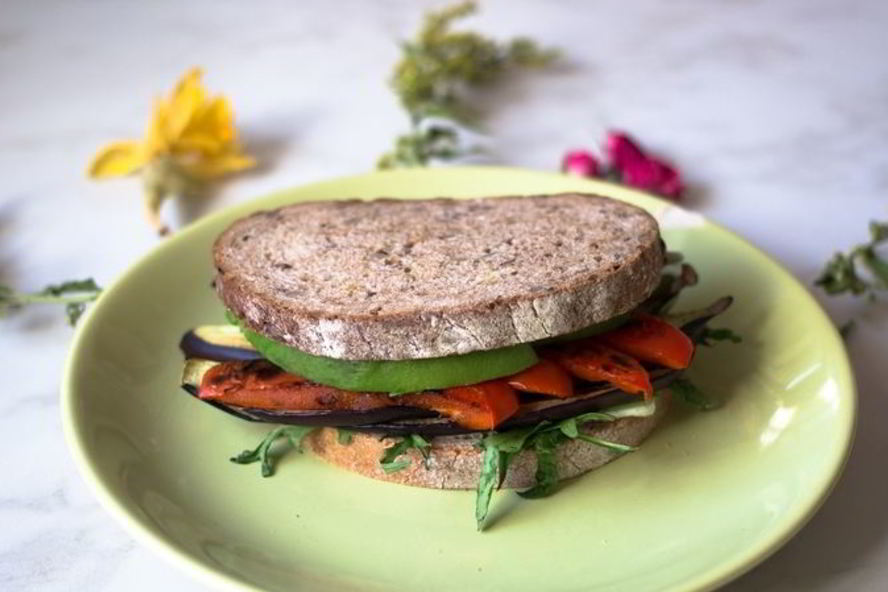 Рецепт вегетарианского сэндвича