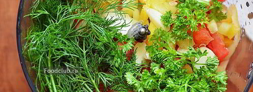 сырая баклажанная икра. Шаг 4