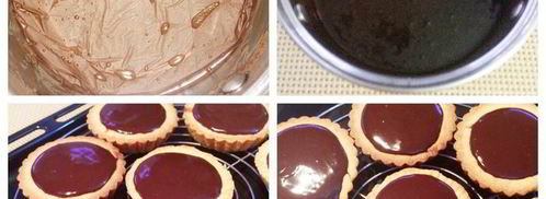 миндальные тарталетки с шоколадной начинкой. Шаг 8