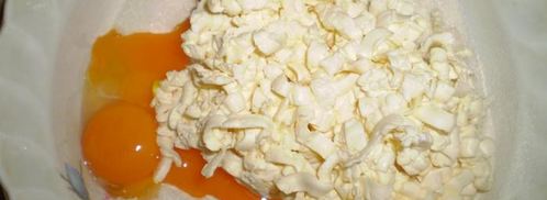 песочные тарталетки с вишней. Шаг 8